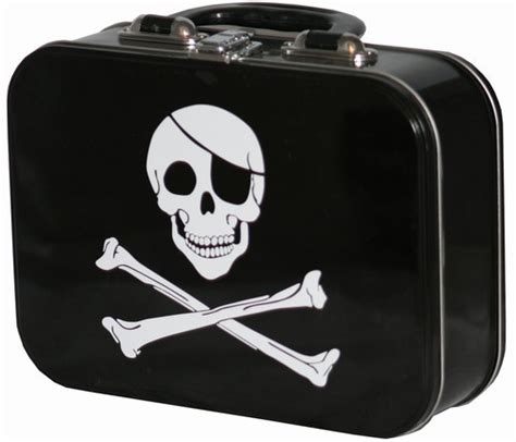 metal skull lunch box|Adult Lunch Box Skull .